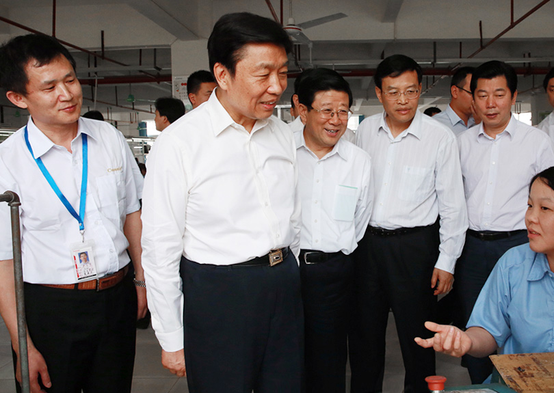 李源潮在云顶集团官方网站调研纪实